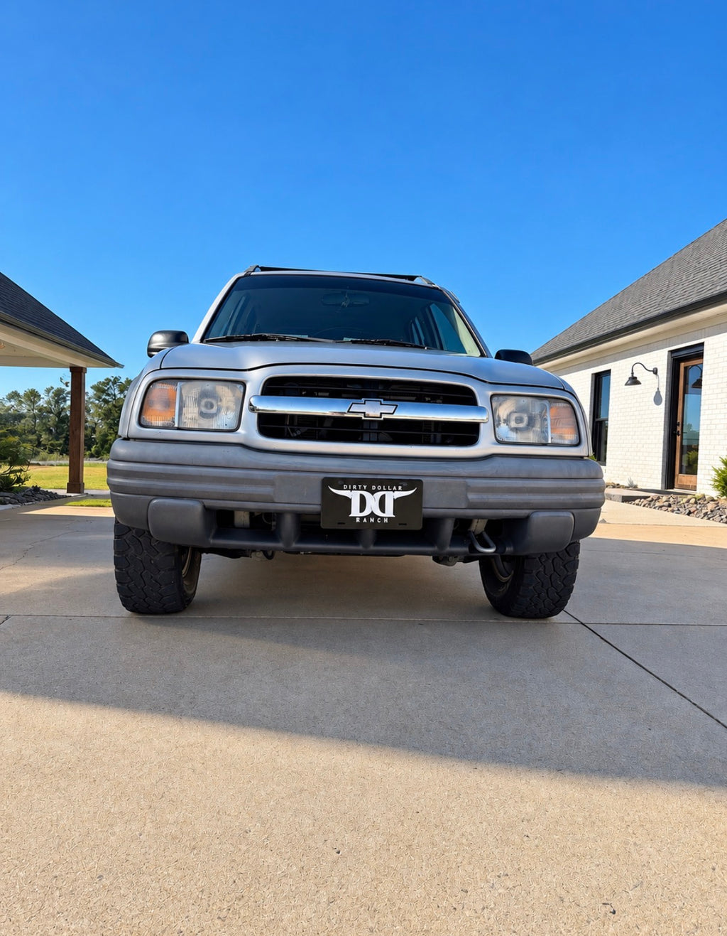 Dirty Dollar Ranch License Plate *BLACK*